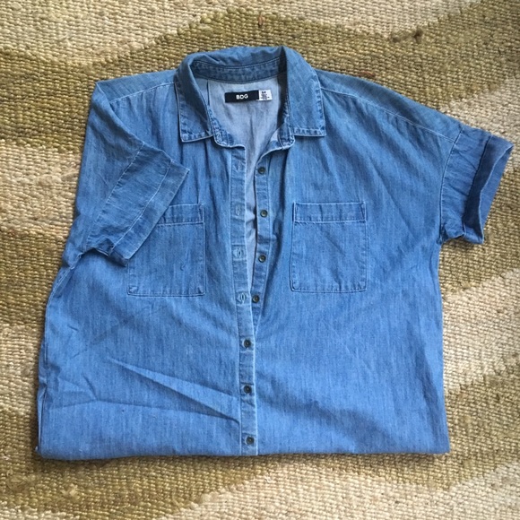 Urban Outfitters Chambray Shirt Dress - Picture 2 of 2